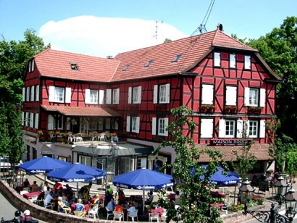 A La Maison Rouge Hotel & Restaurant Barr Exterior foto
